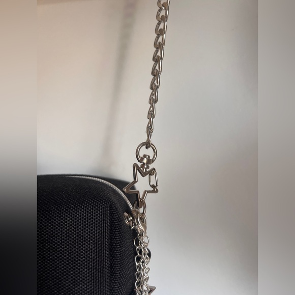 Dior Crossbody Bag Cosmetic Makeup Pouch Silver Hardware Star Charms and Straps - Picture 9 of 15